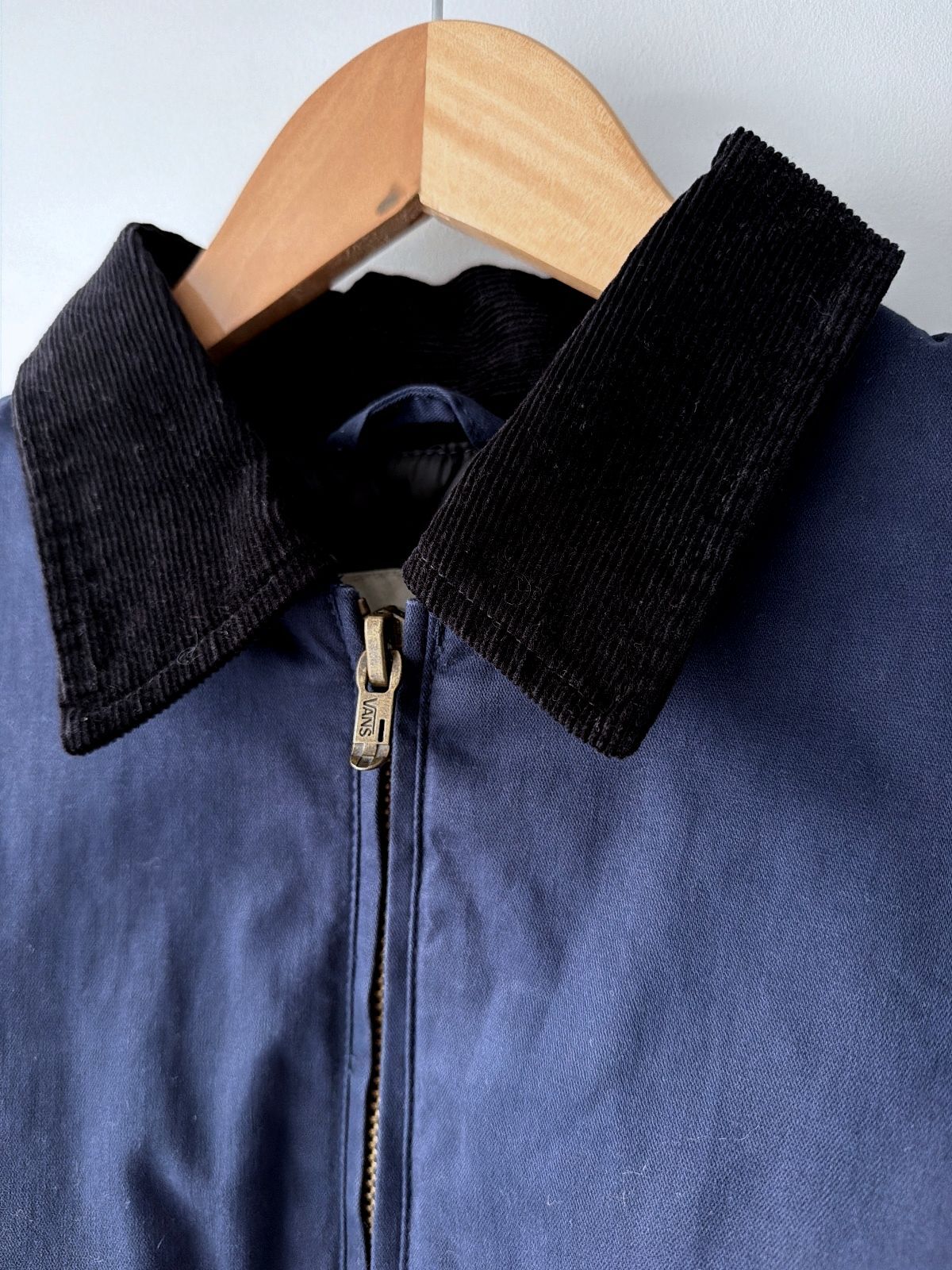 Men’s Vans Quilted Harrington Workwear Jacket Coat In Navy - Medium - 3693