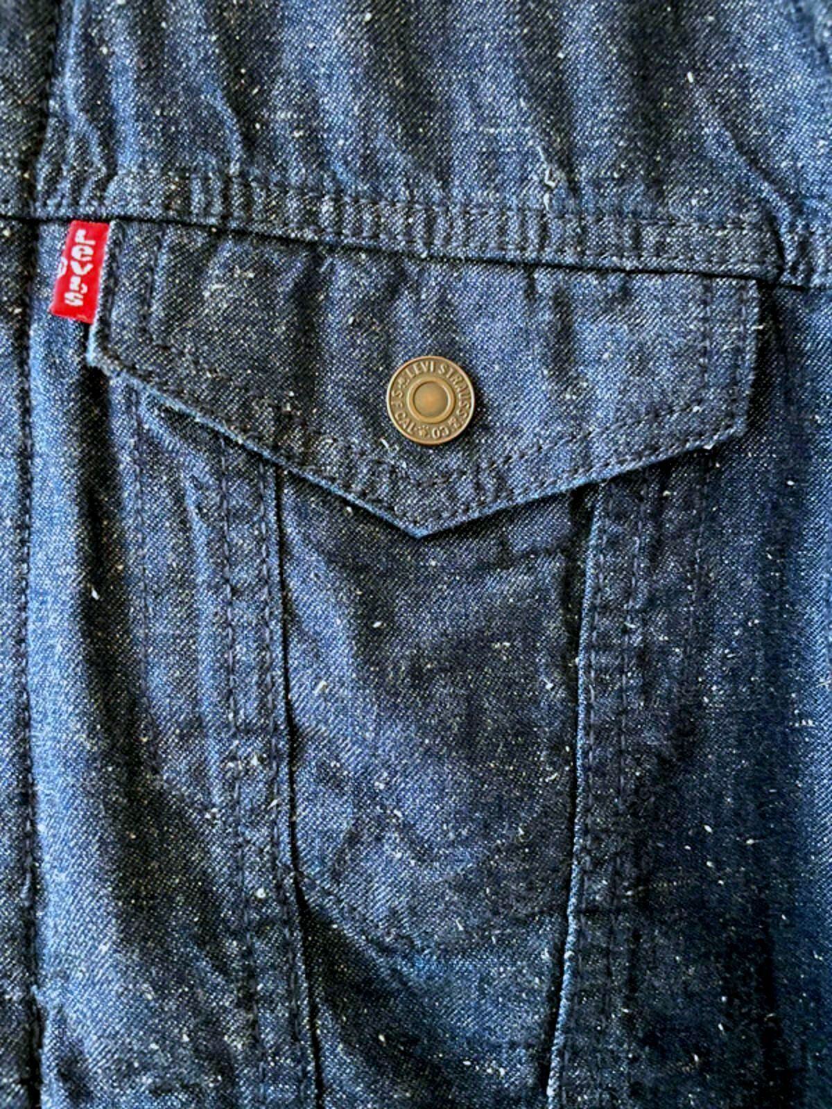 Men’s Levi's Denim Trucker Jacket Coat In Navy - Small - 2741