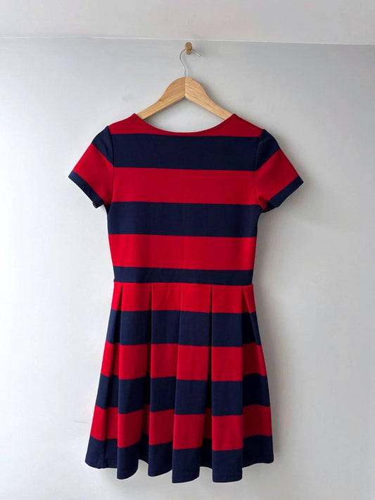 Women’s Ralph Lauren Stripped Jersey Tennis Dress - UK10 - 1967