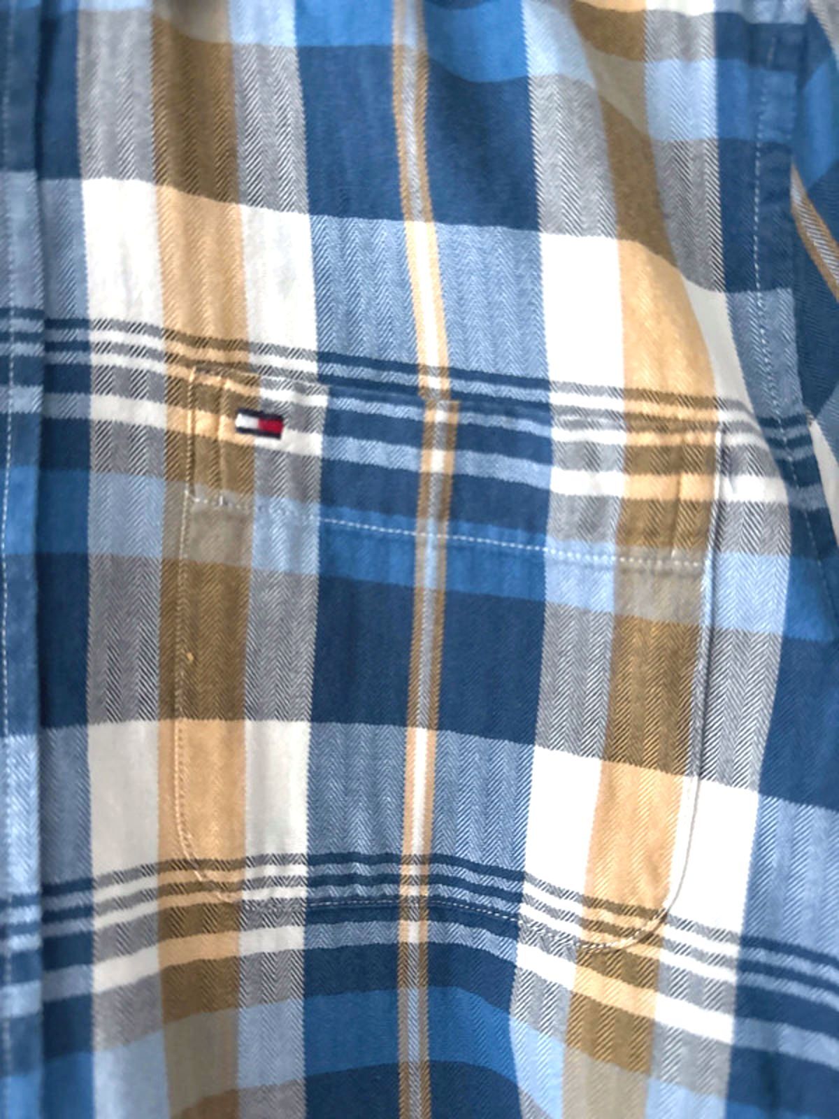 Men’s Tommy Hilfiger Premium Linen Check Shirt - XSmall - 0491