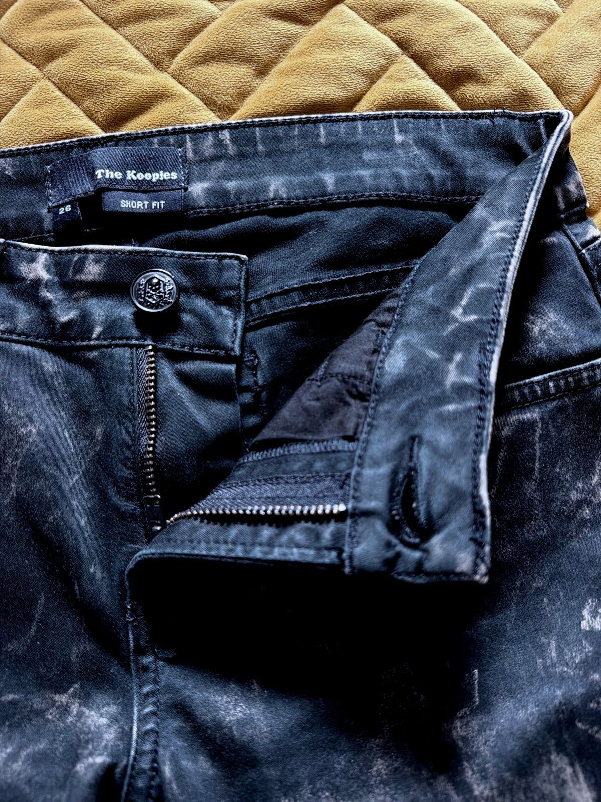 Women’s The Kooples Acid Wash Effect Slim Fit Jeans In Black - W26/L27 - 3752