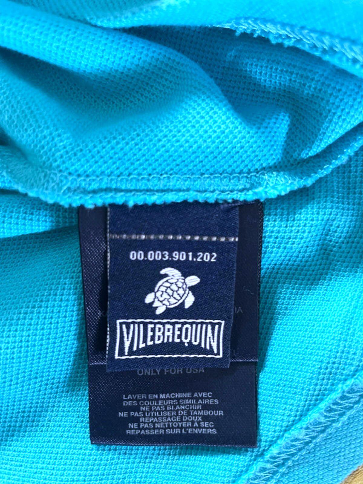 Men’s Vilebrequin Premium Pique Polo Top In Blue - Medium - 1670