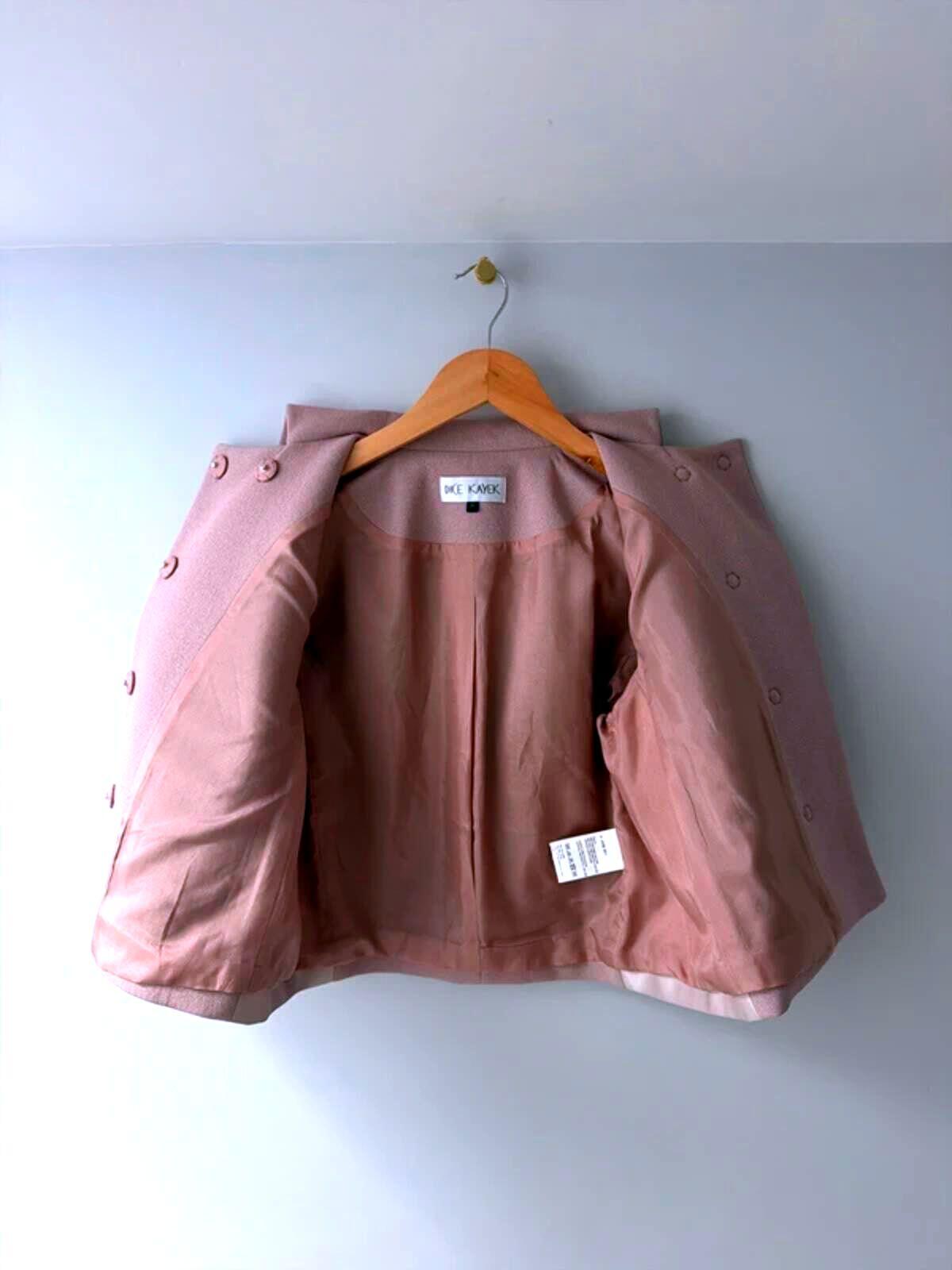 Women’s Dice Kayek Cropped Short Sleeve Jacket Top In Pink - UK8 - 3549