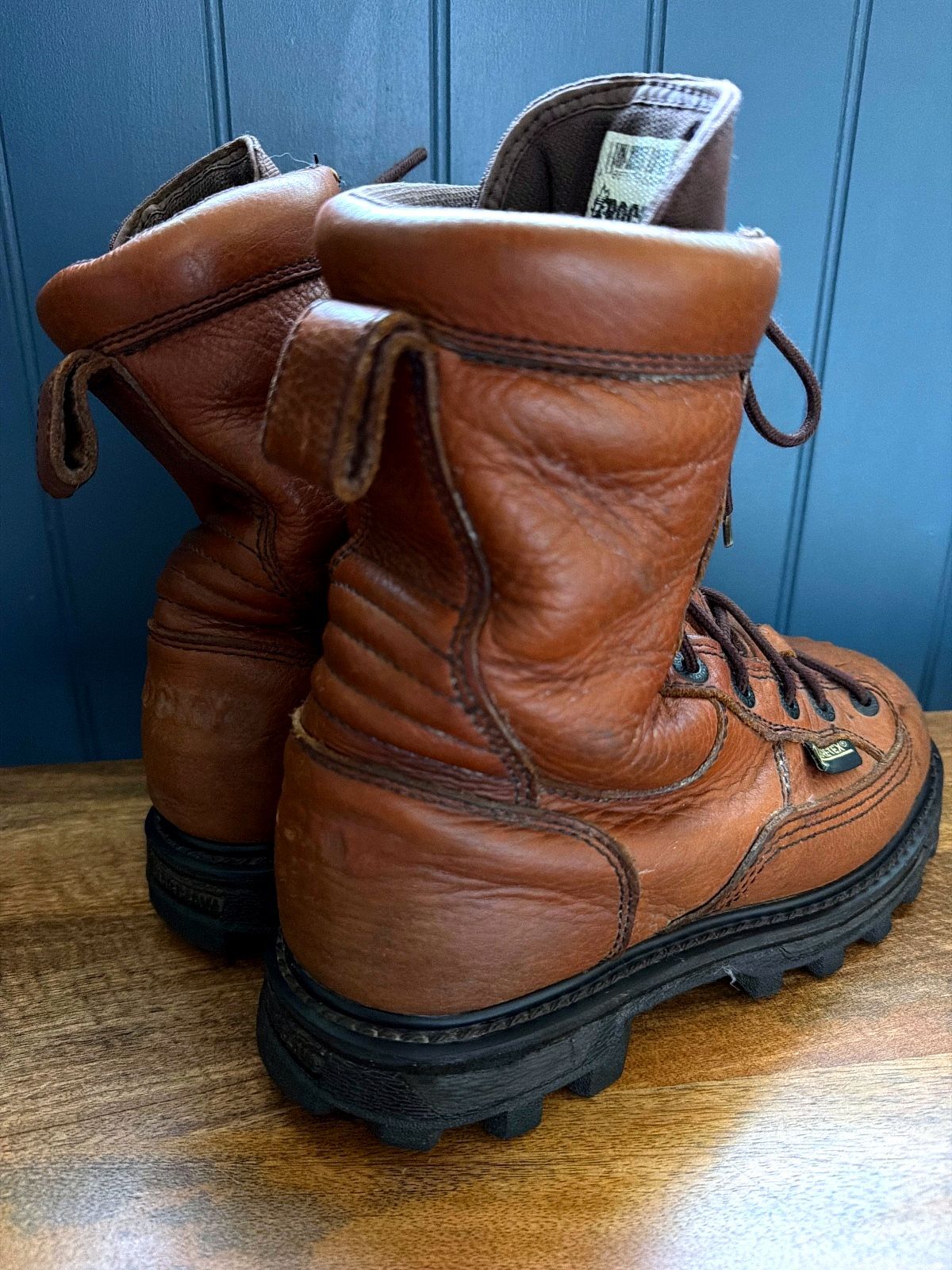 Men’s Rocky Bearclaw Gore-Tex Premium Leather Lace-Up Boots In Tan - Uk7 - 3818