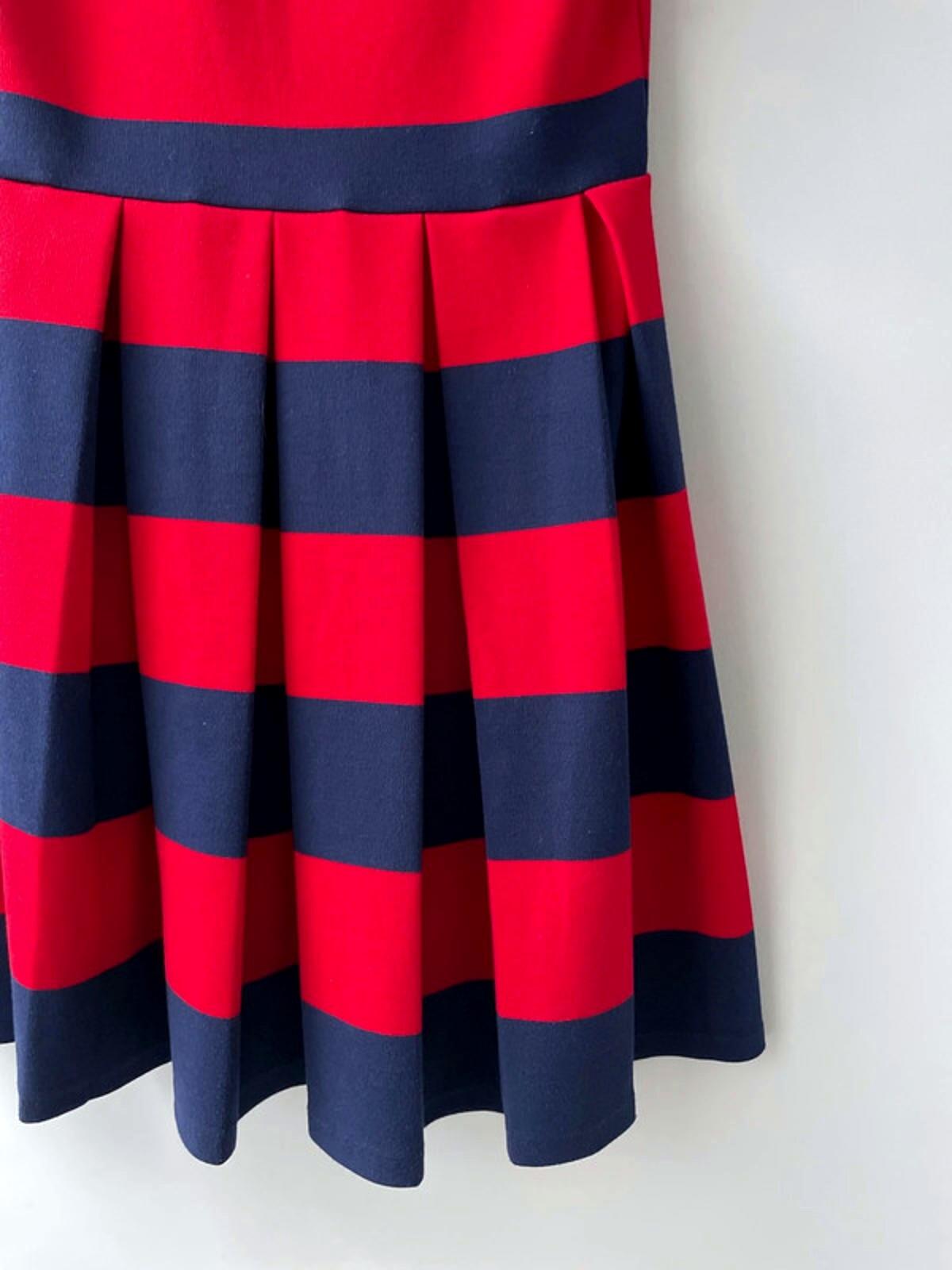 Women’s Ralph Lauren Stripped Jersey Tennis Dress - UK10 - 1967