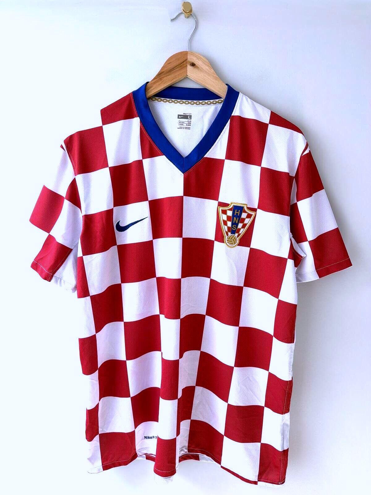 Mens Croatia 2008/09 Home Football Jersey Shirt Top - Large - 3524