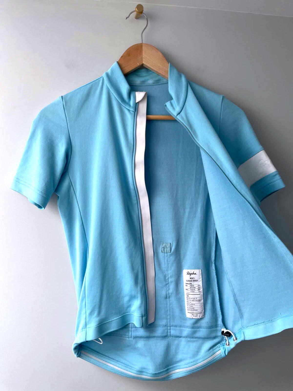 Men’s Rapha Classic Cycling Jersey Merino Wool In Light Blue - XSmall - 2212