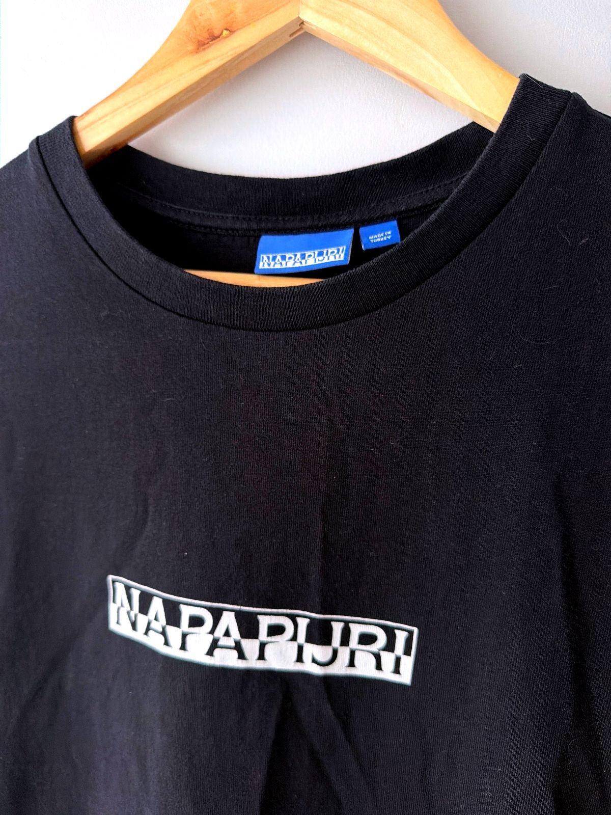 Womens Napapijri Logo T-Shirt Dress In Black - Small - 3611
