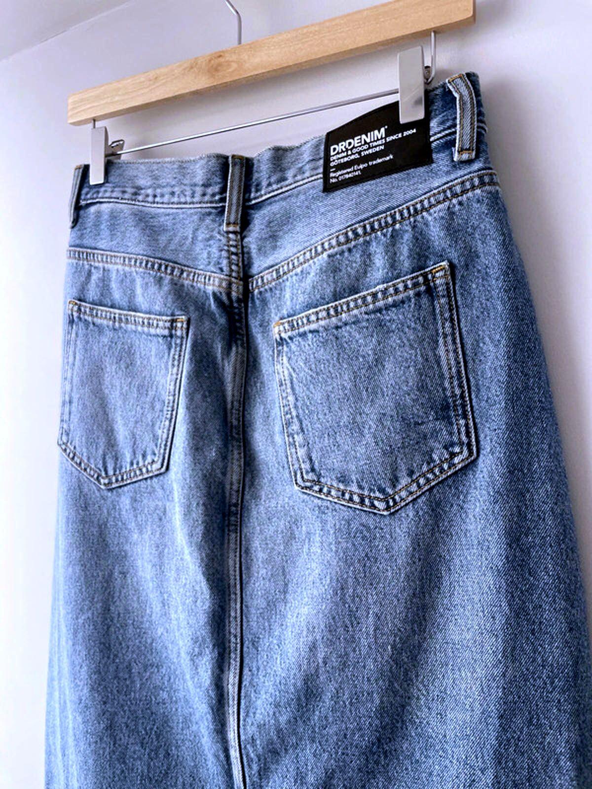 Women’s Dr Denim Myra Longline Denim Skirt In Blue - UK10  -1762